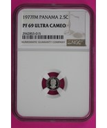 1977 Panama PF 69 Ultra Cameo Proof 2.5 Centesimos NGC Certified Graded ... - €69,16 EUR