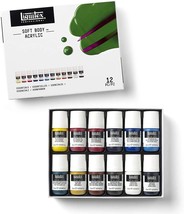 LIQUITEX  Acrylic essentials Paint Set of 12 x 22 ml soft body tubes,3699321 - $64.99