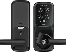 Pin Genie® Keypad, 3D Biometric Sensor, Auto Lock, Matte Black, Latch Edition. - £203.00 GBP