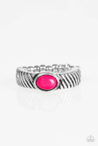 Paparazzi Zebra Zen Pink Ring - New - £3.53 GBP