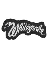 WHITESNAKE IRON ON PATCH 4.75" Classic Rock Music White Black Embroidere... - $3.95