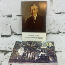 Vintage Postcard Lot Of 2 Woodrow Wilson Birthplace Stanton VA - £6.32 GBP