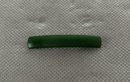 Buch and Deichmann Copenhagen Green Lucite Barrette Brass Clip Vintage 80’s - $9.51