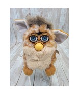 Vintage Furby 1998 Giraffe Print Brown Tan Blue Eyes 70-800 Tiger Tested... - $52.07 CAD