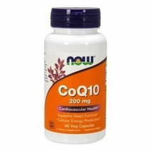 NEW Now Foods CoQ 10 for Cardiovascular Health Supplement 200 mg 60 VegCap - £23.85 GBP