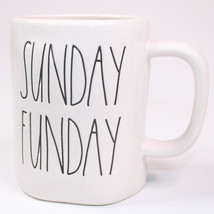 RAE DUNN Artisan Collection Sunday Funday Ivory And Black Coffee Mug Or ... - $11.56