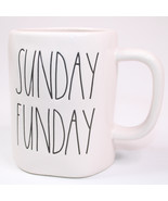 RAE DUNN Artisan Collection Sunday Funday Ivory And Black Coffee Mug Or ... - $11.56