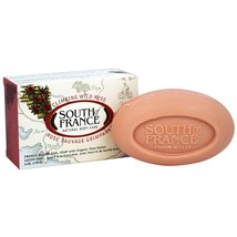 South of France French Milled Vegetable Bar Soap Climbing Wild Rose, 6 Ounces - £6.20 GBP
