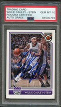 2016-17 Panini Complete #149 Willie Cauley-Stein Signed Card AUTO 10 PSA Slabbed - £47.18 GBP