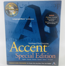 Accent Special Edition Vtg Software Word Processing for Windows 3.1 Mult... - £19.22 GBP