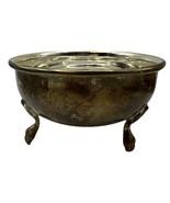 Vintage OLRI Silverplated Footed Scallop Shell Nut Candy Bowl Butter Pat... - $33.85 CAD