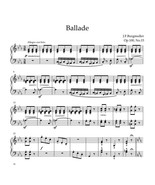 Friedrich Burgmuller - Ballade Op.100, No.15 - $2.20