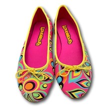 Loudmouth Womans Size 9 Flats Shoes Bella Golf Ballet Pink Psychedelic New - £31.86 GBP