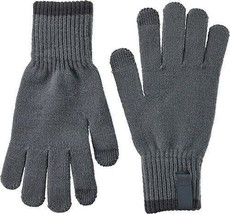 Under Armour Mens Halftime Tech Tip Gloves Pitch Gray Jet Gray Size XL - £6.88 GBP