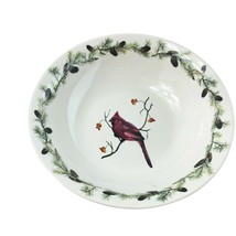 2 Williams Sonoma Cardinal Pinecone Serving Vegetable Bowl Off White 9.25&quot;  - £30.86 GBP