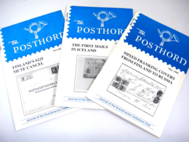 Posthorn Scandinavian Collectors Club Philatelic Journal 1998 Lot of 3 - £6.68 GBP