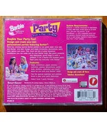 Vintage Mattel 1997 Barbie Party Print &#39;n Play CD-ROM PC Game - £5.89 GBP