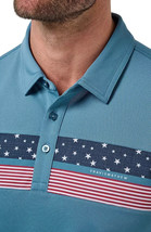 Travis Mathew Good Good Patriot Golf Perfect Polo Shirt USA Mens Large C... - $49.99