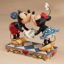 Disney Jim Shore Mickey Mouse and Minnie Mouse Kissing 6.25" High Collectible image 2