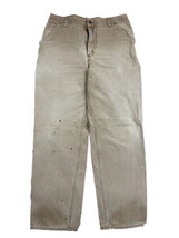 Carhartt Pants Duck Work Utility Workwear Pant Distressed Faded Original... - £19.46 GBP