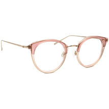 Warby Parker Eyeglasses Faye W 4709 Crystal Rose/Gold Round Italy 50[]22... - £79.92 GBP