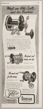 1950 Print Ad Bronson &amp; JA Coxe Fishing Reels Made in Bronson,Michigan - £13.39 GBP