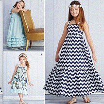 Twirl &amp; Stitch: Girls&#39; Pull-Over Maxi Dress Pattern (Sizes 3-6) - £38.95 GBP