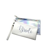 Vendome Iridescent &amp; White Bride Pouch Purse Set 2 Per Pkg - $10.83 CAD
