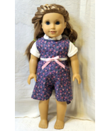 New for SPRING! 1-Piece Romper Purple Floral Clothes for 18" American Girl Doll - $11.87