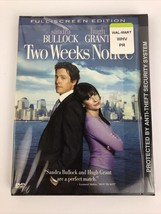Two Weeks Notice (DVD, 2003, Widescreen) Brand New Sealed Movie Bullock Grant - £7.78 GBP