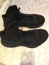 Nike shoes Size 7.5 Hyperfuse all black basketball sports athletic boys - £25.43 GBP