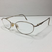 Vintage Womens MARCHON Tres Jolie 63 Bifocal Reading Glasses Champagne 52 17 - £31.96 GBP