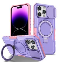 for Samsung Galaxy S24 Plus (Color: Purple) Ring Holder Hard Back Hard S... - $834.34 MXN