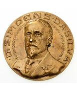 Médaille En Bronze Du 50E Anniversaire Du Musée Simoens Da Silva 1929 - $2,270.02 MXN