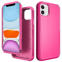 2 in 1 Anti-Slip Shockproof Hybrid Case for iPhone 11 Pro Max 6.5″ HOT PINK - £6.71 GBP