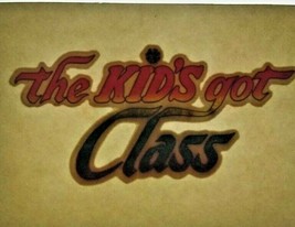 The Kids Got Class Screamin Gleamin Glitter Iron-On Decal Donruss 1970s Vintage - $11.70