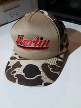 Vintage Marlin camouflage Trucker hat one size fits most - $29.69