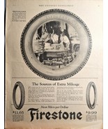 FIRESTONE CORD-RACING-EXTRA MILEAGE-TIRES-1922 Antique Print Ad-CHAMPION... - $14.90 CAD
