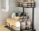 , 2-Tier Bathroom Kitchen Cabinet Organizers And Storage,Pull Out Under ... - $68.99
