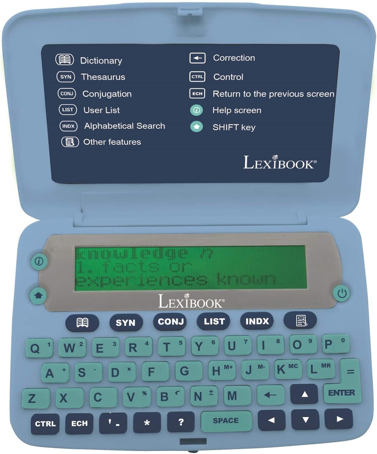 Lexibook D650En The English Dictionary, Definitions, Thesaurus,, Blue/Grey - $64.95