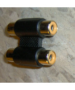 Dual RCA Jack Female to Dual RCA Jack Female Adapter Gold Plated MONOPRI... - $24.97 CAD