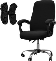 Melaluxe Office Chair Cover With Armrest Covers， Universal Stretch Desk,... - £30.93 GBP