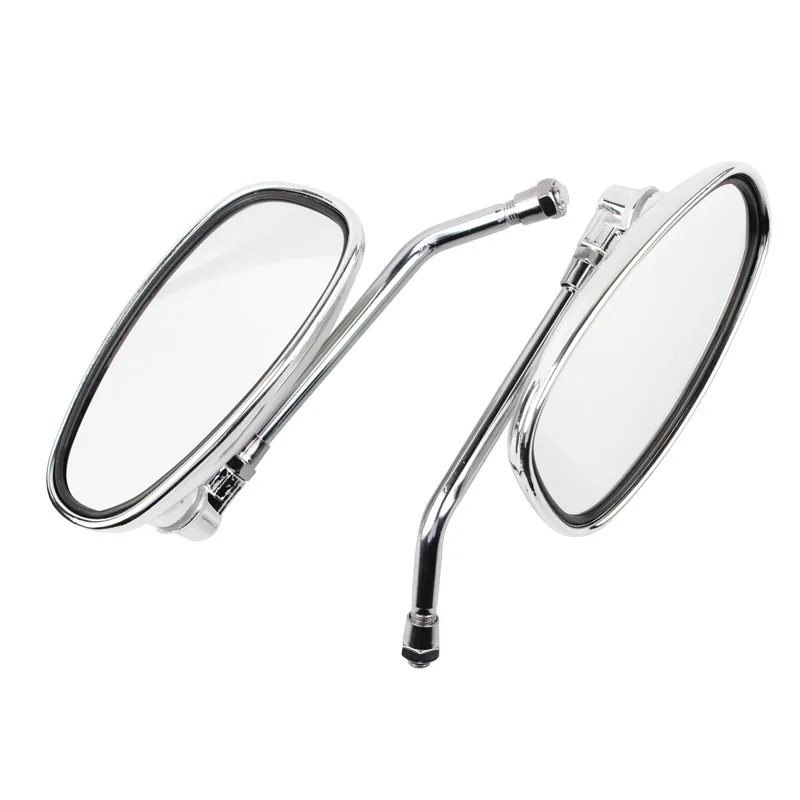 1 Pair Chrome Motorcycle Mirror Motorbike Rearview Mirror   Vmax Virago 535 V- 6 - $637.12