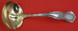 Gothic by Shiebler Sterling Silver Gravy Ladle Gold Washed 7&quot; Serving He... - $187.11
