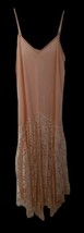 Vintage JC Penny Dress Lace Slip Peach USA  - £23.23 GBP