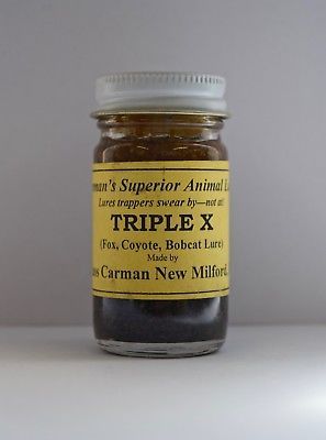 Carman's "Triple X" 1 Oz. Trap Trapping Duke Lure Bait - $10.84