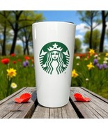Starbucks 2021 Siren Mermaid Logo 12oz Ceramic Coffee Tumbler NWT - $502.28 MXN
