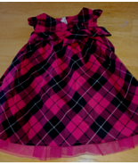 OLD NAVY INFANT GIRL&#39;S  SLEEVELESS PLAID DRESS-18/24 MO-NWOT-POLY/LINED-... - $10.49 CAD