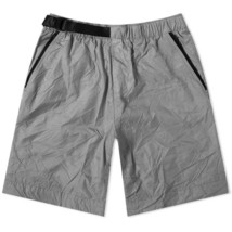 Nike NSW Sportswear Tech Pack Woven Shorts Crinkle Grey Black cj5188-073 S M XL - £39.30 GBP