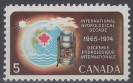 ZAYIX Canada 481 MNH Weather Rain Gauge World Map Maple Leaf 121022S80 - $1.50